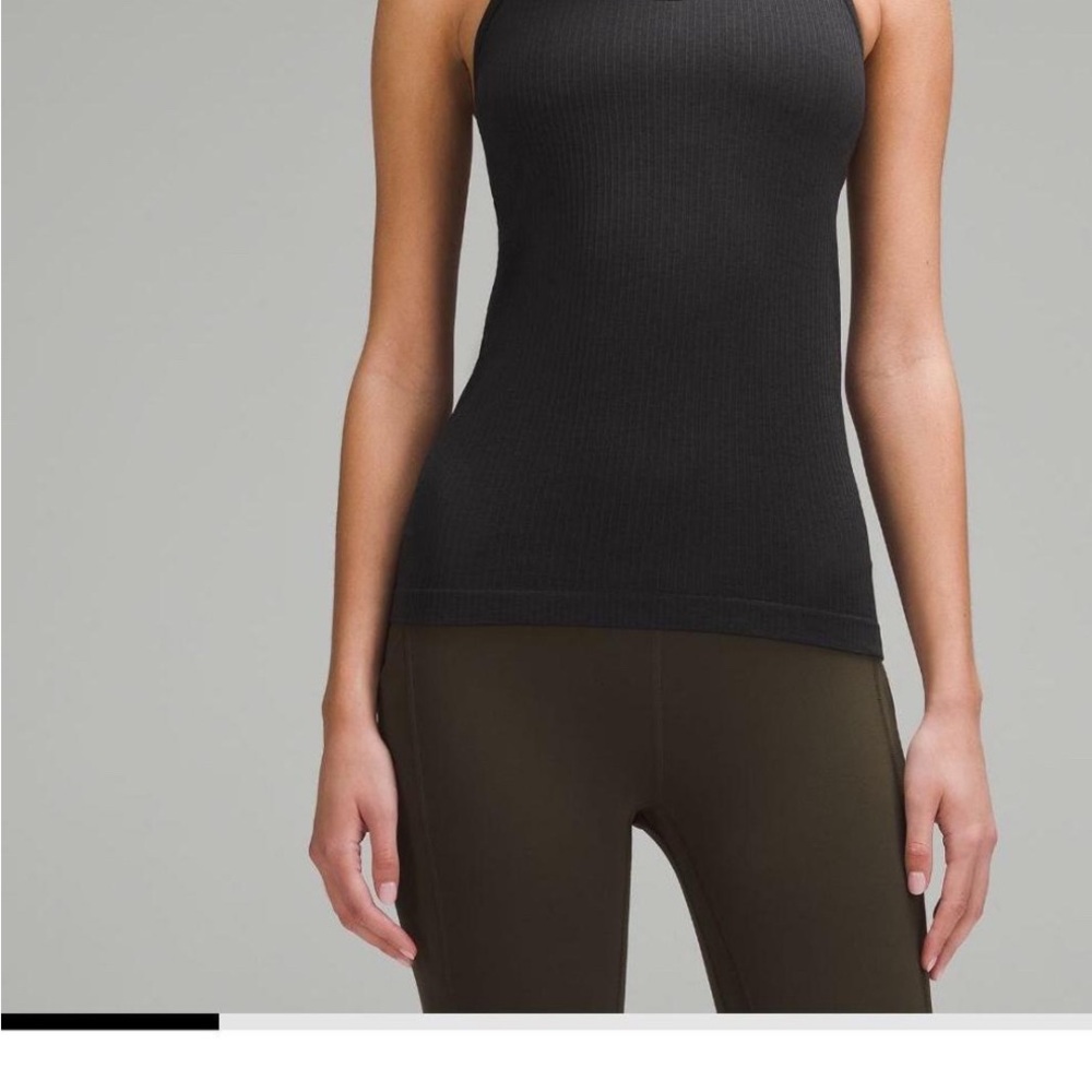 Lululemon Athletica Black Ebb to Street Tank Size 8
